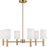 Manor 6 Light Large Chandelier by Visual Comfort Studio - DJC1146