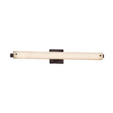 Clouds Edge 1 Light Linear Vanity Light 30.5 Inch Wide by Justice Design - CLD-8685