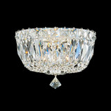 Petit Crystal Deluxe 3 Light 8 Inch Wide Flush Mount by Schonbek - 5890
