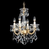 La Scala 4 Light Small Chandelier by Schonbek - 5344