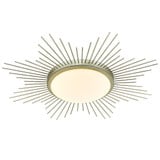 Kieran 16W 1 LED 24 Inch Wide Flush Mount by Golden - 9126-FM24