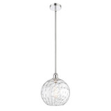 Athens Water Glass 1 Light Stem Hung Mini Pendant 13 X 12 by Innovations - 616-1S-G1215-12