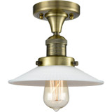 Halophane 1 Light Semi Flush Mount 8 Inch and 8.5 Inch Wide by Innovations - 517-1CH-G1