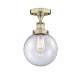 Beacon One Light 8.25 Inch Length Semi Flush Mount by Innovations - 616-1F-G20-8