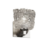 Veneto Luce Modular 1 Light Oval Lace Wall Sconce by Justice Design - GLA-8921-30-LACE
