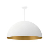 Elias 6 Light Dome Pendant 16.5 Inch and 31.5 Inch Wide by Justice Design - NSH-9843