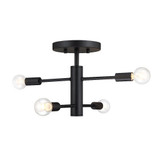 Arlo 4 Light Semi Flush Mount 9 InchX14.25 Inch Wide by Designers Fountain - D320C-SF