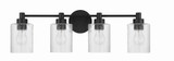 Lyndsey 4 Light Bath Vanity 9 Inch Tall and 28.25 Inch Wide by Craftmade - 60204
