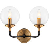 Particles 2 Light Wall Sconce by Matteo - W58202