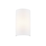 Textile 1 Light Small Cylinder Wall Sconce 10 Inch Tall by Justice Design - FAB-5945