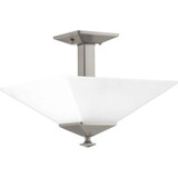 Clifton Heights 2 Light 12.75 Inch Wide Semi Flush Mount by Progress - P350107