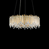 Chatter 12 Light Medium Round Crystal Pendant 36 Inch Length by Schonbek - MX8343N