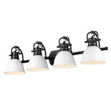 Duncan 4 Light Vanity Light by Golden - 3602-BA4