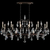 Renaissance 12 Light Oversized Linear Chandelier by Schonbek - 3796