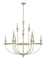 Emery 12 Light Chandelier 40.2 Inch Tall and 40.2 Inch Wide by Millennium - 28012