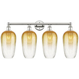 Brookhaven Flute 4 Light Bath Vanity 17.25 Inch X 34 Inch by Innovations - 616-4W-G484-7