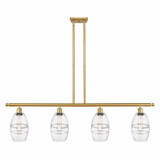 Vaz 4 Light Stem Hung Island Pendant 8.63 Inch Tall by Innovations - 516-4I-G557-6