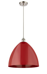 Ballston Cone 1 Light Mini Dome Pendant 18.75 Inches Tall by Innovations - 1P-16-16D