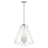 Voss 4 Light Pendant 22.5 Inch Tall and 18 Inch Wide by Crystorama - VSS-7018