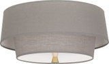 Decker 2 Light 17 Inch Wide Flush Mount by Robert Abbey - DeckerFM