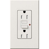 Nova T 125V 15A GFCI Self Testing Tamper Resistant Receptacle by Lutron - NTR-15-GFST