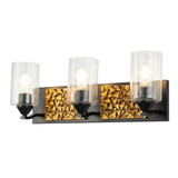 Arcadia 3 Light Bubble Glass Vanity Light by Lucas and McKearn - BB905-22