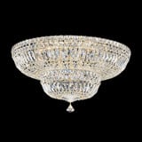 Petit Crystal Deluxe 13 Light 24 Inch Wide Flush Mount by Schonbek - 5895