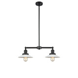 Halophane 2 Light Stem Adjustable Island 10 and 21 Inch Wide by Innovations - 209-G1