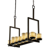 Clouds Dakota 14 Light Mini Chandelier by Justice Design CLD-8764-10 - CLD-8764-10