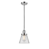 Cone 100W 1 LED Cord Hung Mini Pendant 9.13 X 6.25 Inch Wide by Innovations - 201C-G6-LED