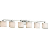 Clouds Regency 6 Light Vanity Light by Justice Design - CLD-8436-30