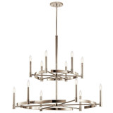 Tolani 12 Light Oversized 2 Tier Chandelier by Kichler - 52428