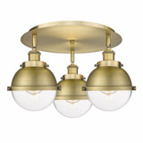Ballston Urban 3 Light 18.25 Inch Wide Flush Mount by Innovations - 916-3C-HFS-6