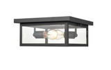 Evanton 2 Light Outdoor Flush Mount 5.25 Inch X 12 Inch Wide by Millennium - 4202