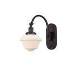 Oxford 1 Light Adjustable Swing Arm Wall Sconce 12.5 X 7.5 by Innovations - 918-1W-G53