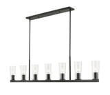 Titus 7 Light Linear Chandelier 12 Inches Tall and 5 Inches Wide by Z-Lite - 826-7L