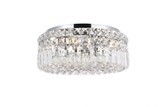 Maxime 4 Light 14 Inch Wide Flush Mount by Elegant V2030F14 - V2030F14