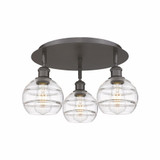 Rochester 3 Light 17.63 Inch Wide Flush Mount by Innovations - 516-3C-G556-6