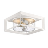 Smyth 2 Light 13.25 Inch Wide Outdoor Flush Mount by Golden - 2073-OFM