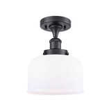 Bell 1 Light Semi Flush Mount 13 Inch Tall and 8 Inch Wide by Innovations - 916-1C-G7