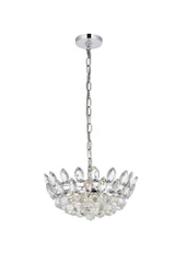 Emilia 3 Light Medium Pendant 16 Inch Wide by Elegant - 1104D16