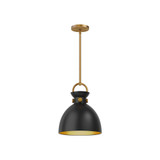 Waldo 1 Light Small Pendant 12.75 Inch Tall by Alora - PD411311
