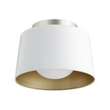 Trapeze 1 Light 10.5 Inch Wide Flush Mount by Quorum - 3003-11