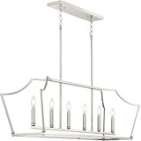 Parkhurst 6 Light Mini Island Chandelier by Progress - P400300