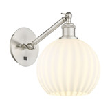 White Venetian 1 Light Wall Sconce 13 Inch Length by Innovations - 317-1W-G1217-8