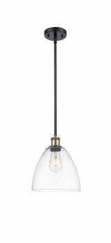 Bristol Glass 1 Light Industrial Small Pendant by Innovations - 516-1S-GBD-9