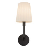 Plisse 1 Light Vanity Light 18 Inch Tall by Alora - WV628107