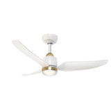 Hugo 3 Blade Ceiling Fan with 5CCT Light Kit 42 Inch Wide by Kuzco - CF72942-5CCT