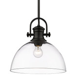 Hines 1 Light Medium Pendant by Golden - 3118-L