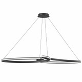 Nola 76W 1 LED Light Oversized Pendant by Dainolite - NOL-6066LEDHP